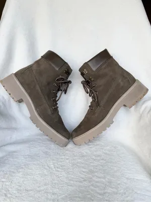 Timberland Women's Carnaby Cool 6" Boot Ankle, Olive Suede, Size 10 thumbnail 5