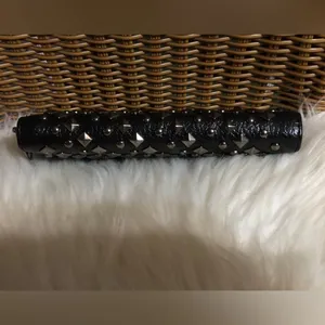 NEW Black Studded Zip Around Wallet thumbnail 4