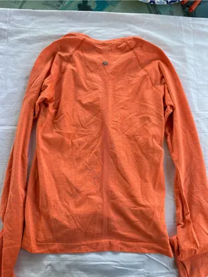 Lululemon Swiftly Tech Long Sleeve 2.0 Orange Size 4 thumbnail 4