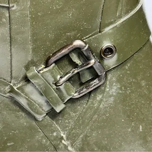 Coach Women’s Size 9 Fatigue Army Green Lester Shiny Rubber Rain Water Boots thumbnail 10