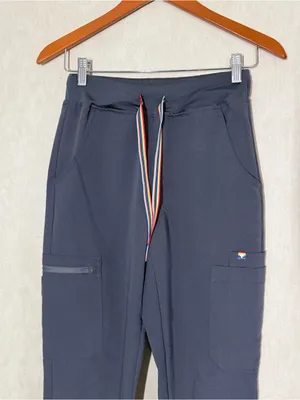 Figs Women’s Zamora Jogger Scrub Pants Pride Edition in Gray XSP thumbnail 2