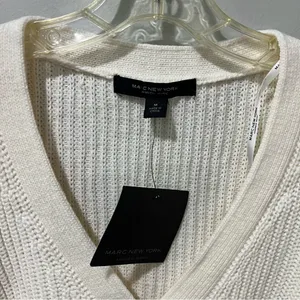 NEW Marc New York Andrew Ivory Sweater Size Medium Cardigan Acrylic‎ cropped thumbnail 7