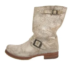 Frye Veronica Short Boot Leather Slip on Boots Size 6 thumbnail 1