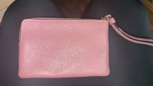 Pink Coach Wristlet Leather thumbnail 3