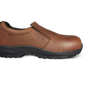 Women’s Bearcat brown comp toe slip on shoes Sz 6 S Fellas oil /slip resistant thumbnail 2