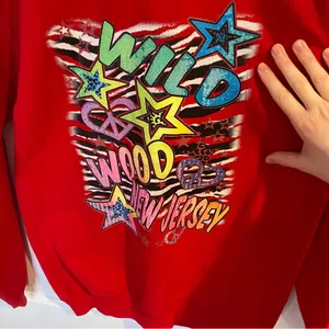 Wild Wood New Jersey Red Crew Neck thumbnail 2