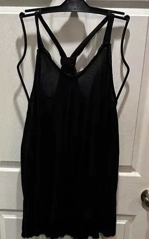Free People Black Tank Top thumbnail 1