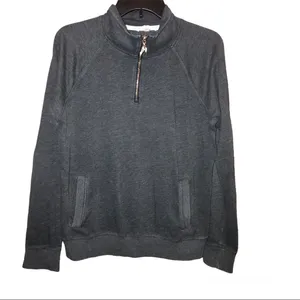 Victoria’s Secret Rhinestone Heart Full Zip Sweatshirt Grey Medium‎ thumbnail 2
