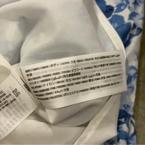 Abercrombie & Fitch Blue and White Floral Maxi Sundress Sz S Cottagecore Beach thumbnail 11