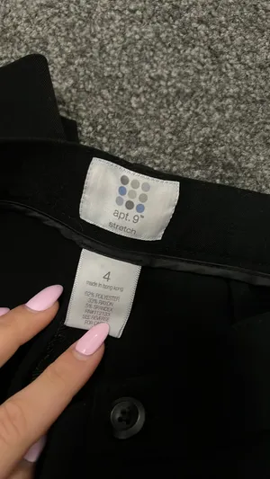 Apt. 9 Black dress pants thumbnail 2