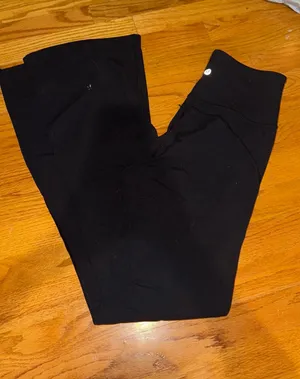 Lululemon Flare Leggings Black Groove thumbnail 1