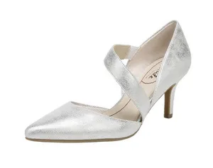NWT Lifestride Womens Suki Pump Cross Strap E9896S5 Silver Gray 8.5W thumbnail 1