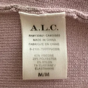 A.L.C. Winnie Knit Bra Top‎ in a Rose Pink Color Size Medium Cropped Top thumbnail 7