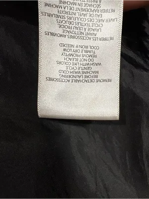 Lauren Ralph Lauren Women’s Coat Sz Med Black Down Filled Zip Up Winter‎ Preppy thumbnail 9