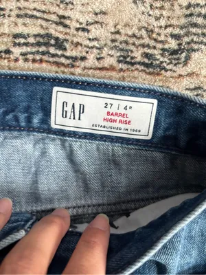 Gap high rise barrel jeans thumbnail 2