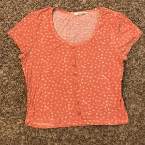 Hippie Rose peach floral crop top thumbnail 8