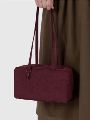 BAGGU Maroon Shoulder Bag thumbnail 2