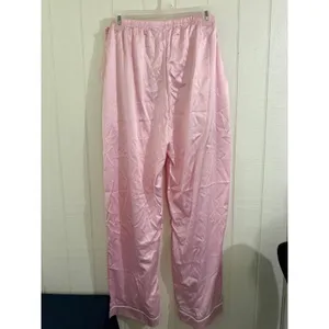 Aibrou Pink Satin Pajama Set Women 2XL Long Sleeve Button Down PJs NWT thumbnail 7