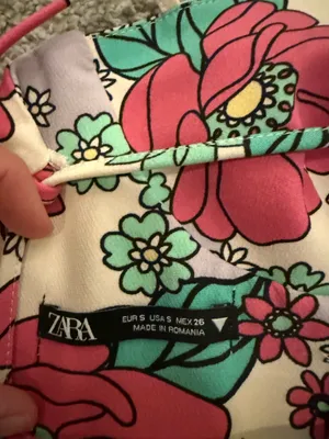 Zara floral top thumbnail 4