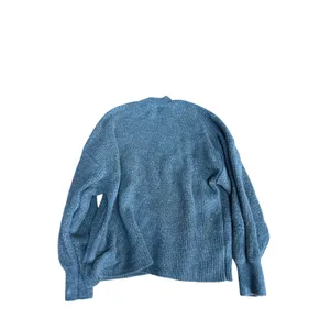 Vuori Womens Merino Wool Ribbed Mock Neck Sweater Heathered Gray Size Small thumbnail 2