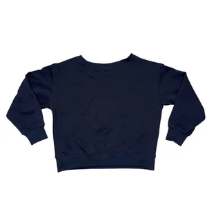 Aelfric Eden Navy Blue Sweatshirt Hearts Detail Crewneck Long Sleeve Women's Sz M thumbnail 4