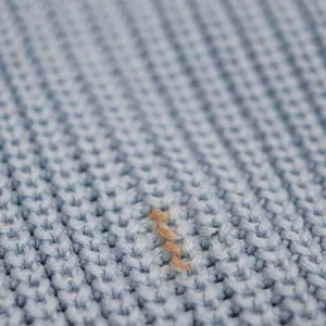 Brandy Melville Light Blue Ribbed‎ Knit Cropped Sweater thumbnail 10