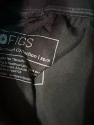Figs black high waisted Zamora joggers size XS/P thumbnail 4