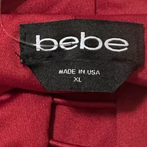 Bebe‎ XL Spaghetti Strap Beautiful Red Bodycon Bandage Dress NWT thumbnail 8