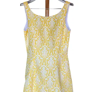 Minuet Yellow Fit &‎ Flare Dress Sz L thumbnail 3