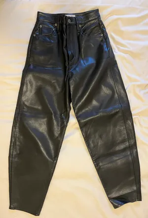 AGOLDE Leather Pants thumbnail 1