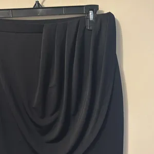 Express Black Ruched Pencil Skirt Mini thumbnail 4