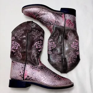 Shyanne Faux Leather Western‎ Boots - Square Toe size Size 5 thumbnail 9