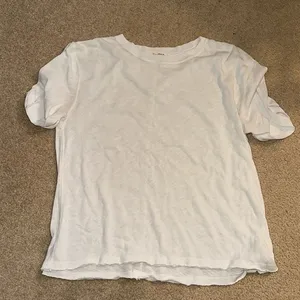 We The Free oversized distressed white tee XS thumbnail 1