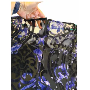Tahari Arthur S. Levine Floral Velvet Burnout Dress - Size 10 thumbnail 12