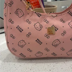 Hello Kitty Pink Shoulder Bag Gold Accessories NEW thumbnail 3