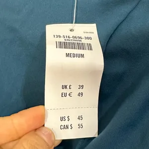 Abercrombie & Fitch Seamless Long Sleeve V‎ Bodysuit Size Medium Blue Open Back thumbnail 6