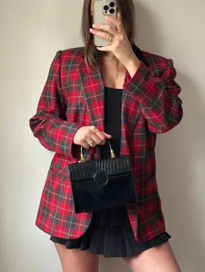 Sag Harbor Plaid Blazer thumbnail 4