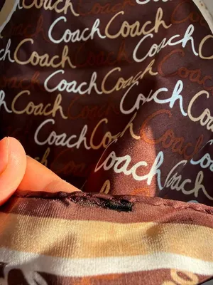Rare vintage Coach silk scarf  thumbnail 2