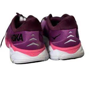 Hoka One One Women's Purple Pink Gradient Running Shoes thumbnail 6