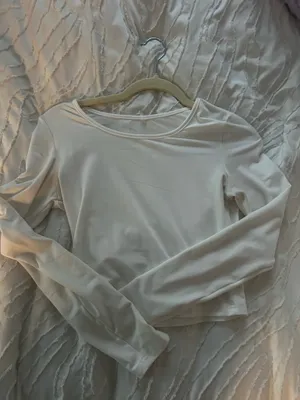 Amazon White Long Sleeve Top thumbnail 2