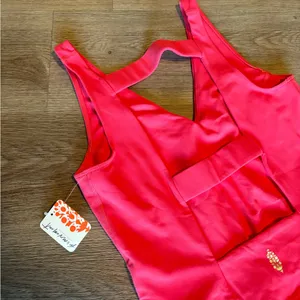 FP MOVEMENT Never Better Onesie Romper Neon Coral NWT thumbnail 10