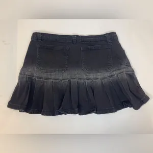 I.AM.GIA Women’s Vintage Black Pleated‎ Skater Skirt Size S thumbnail 5