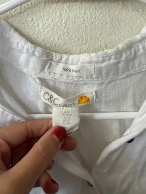 C&C California Linen Crop Top M thumbnail 2