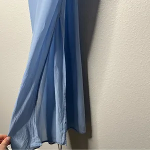 Free People Baby Blue Romantic Sheer Lace Peplum Babydoll Kiki Midi Slip Dress thumbnail 9