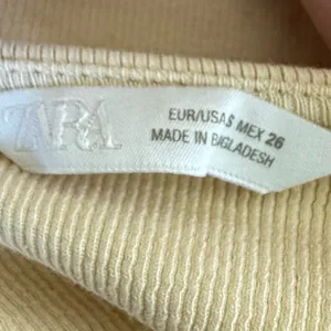 Zara Yellow Cream Women’s Halter Top thumbnail 3
