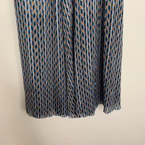 Maje Blue Jela Pleated Print Elastic-Waist High-Low Skirt Womens Size 36 thumbnail 9