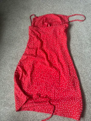 SheIn Red And White Summer Dress thumbnail 2