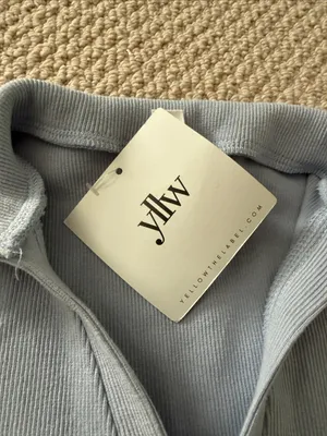 Hey Babe from Yellow the Label YLLW Size Small Pale Blue Collared Mini Dress NWT thumbnail 4