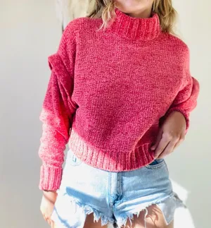 Urban Outfitters Daria Double Take Chenille Sweater thumbnail 1