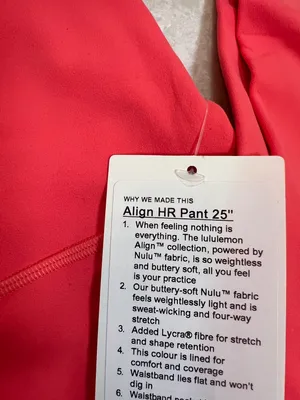 Align HR Pants 25” Size 8 thumbnail 2